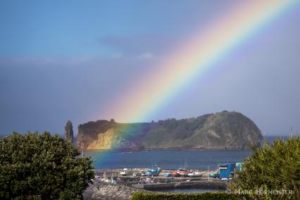 Rainbow over an Islet